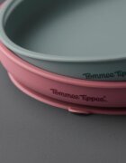 Tommee Tippee EasiStick™ Silicone Weaning Plate talíř s přísavkou 4m+ Pink 1 ks