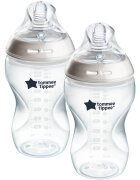 Tommee Tippee Natural Start Anti-Colic samosterilizační kojenecká láhev Medium Flow 3 m+ 2x340 ml