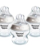Tommee Tippee Natural Start Anti-Colic samosterilizační kojenecká láhev Slow Flow 0m+ 3x150 ml