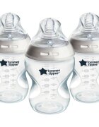 Tommee Tippee Natural Start Anti-Colic samosterilizační kojenecká láhev Slow Flow 0m+ 3x260 ml