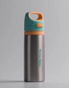 Tommee Tippee On The Go nerezová termoláhev se silikonovým pítkem 24m+ 500 ml