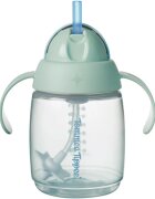Tommee Tippee Trainer Straw tréninkový hrnek se závažím 6m+ Green 1 ks