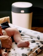 Tommee Tippee Twist & Click White koš na pleny + kazeta do koše 1 ks