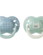 Tommee Tippee Ultimate Fit 0-6m dudlík Boy 2 ks