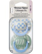 Tommee Tippee Ultimate Fit 6-18m dudlík Boy 2 ks