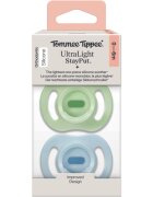 Tommee Tippee Ultra Light Stay Put 0-6 m dudlík Boy 2 ks