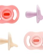 Tommee Tippee Ultra Light Stay Put 0-6 m dudlík Girl 4 ks