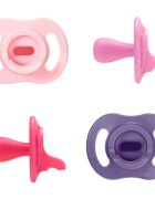 Tommee Tippee Ultra Light Stay Put 18-36m dudlík Girl 4 ks
