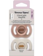 Tommee Tippee Ultra Light Stay Put 6-18 m dudlík Girl 2 ks