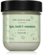 Tropicandle Lime Basil & Mandarin vonná svíčka 170 ml