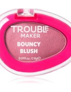 Trouble Maker Bouncy Blush pudrová tvářenka odstín Baseline Rose 2.8 g