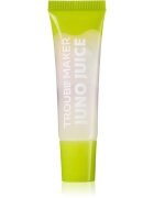 Trouble Maker Juno Juice Lipgloss lesk na rty odstín Casper Clear Shimmer 10 ml
