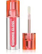 Trouble Maker Shimmie Gloss třpytivý lesk na rty odstín Lucky Charm Peach 3 ml
