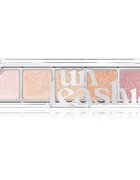 Unleashia Mood Shower Face Palette paletka očních stínů a rozjasňovačů s perleťovým leskem odstín NO.100 Ballerina 1 ks