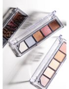 Unleashia Mood Shower Face Palette paletka očních stínů a rozjasňovačů s perleťovým leskem odstín NO.100 Ballerina 1 ks