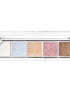 Unleashia Mood Shower Face Palette paletka očních stínů a rozjasňovačů s perleťovým leskem odstín NO.101 Ballerino 1 ks