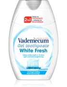 Vademecum 2 in1 White Fresh zubní pasta a ústní voda 2 v 1 s bělicím účinkem 75 ml
