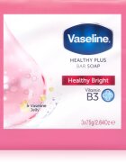Vaseline Healthy Bright Bar Soap sada tuhých mýdel 3x75 g