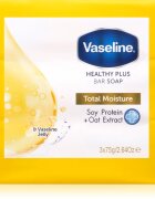 Vaseline Total Moisture Bar Soap sada tuhých mýdel 3x75 g
