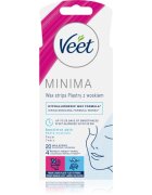 Veet Minima Hypoallergenic voskové depilační pásky na obličej 20 ks