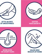 Veet Professional Sensitive Skin voskové depilační pásky pro citlivou pokožku 40 ks