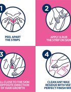 Veet Professional Sensitive Skin voskové depilační pásky pro citlivou pokožku 40 ks