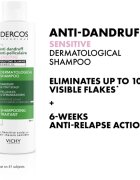 Vichy Dercos Anti-Dandruff Sensitive šampon zklidňující citlivou pokožku hlavy proti lupům 200 ml