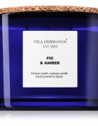 Vila Hermanos Apothecary Cobalt Blue Fig & Amber vonná svíčka 350 g