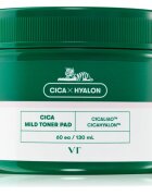 VT Cosmetics Cica Mild Toner Pad peelingové pleťové tamponky se zklidňujícím účinkem 60 ks