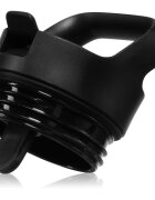 Waterdrop Funkční víčko s brčkem víčko Black 1 ks