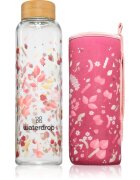 Waterdrop Glass Edition skleněná láhev na vodu Flair 1 ks