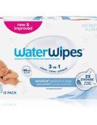 WaterWipes Baby Wipes 12 Pack dětské jemné vlhčené ubrousky 12x60 ks