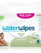 WaterWipes Baby Wipes Soapberry 4 Pack dětské jemné vlhčené ubrousky 4x60 ks