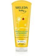 Weleda Baby and Child šampon a sprchový gel pro děti měsíček 200 ml