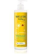 Weleda Baby šampon a mycí gel 2 v 1 pro děti Calendula officinalis 400 ml