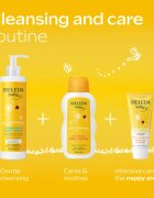 Weleda Baby šampon a mycí gel 2 v 1 pro děti Calendula officinalis 400 ml