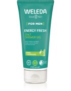 Weleda Energy Fresh 3in1 čisticí gel 3 v 1 na vlasy i tělo pro muže 200 ml