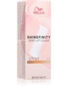 Wella Professionals Shinefinity Zero Lift Glaze demipermanentní barva na vlasy odstín 7/39 60 ml