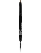 Wet n Wild Ultimate Brow oboustranná tužka na obočí s kartáčkem odstín Taupe 0.2 g