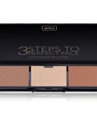 Wibo 3 Steps To Perfect Face Dark konturovací paletka na obličej 10 g