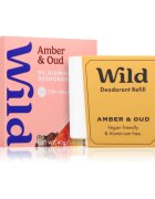 Wild Amber & Oud Refill tuhý deodorant – náhradní náplň 40 g