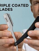Wilkinson Sword Barber's Style Straight Edge klasická holicí břitva + náhradní břity