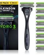 Wilkinson Sword Hydro3 holicí strojek + náhradní hlavice 8 ks