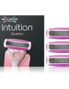 Wilkinson Sword Intuition Quattro náhradní hlavice 3 ks