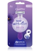 Wilkinson Sword My Intuition Quattro jednorázová holítka Violet Blooms 3 ks
