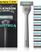 Wilkinson Sword Quattro holicí strojek + náhradní břity 8 ks
