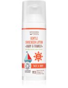 WoodenSpoon Baby & Family ochranné opalovací mléko pro celou rodinu SPF 50 50 ml