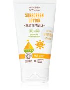WoodenSpoon Baby & Family ochranné opalovací mléko SPF 30 150 ml