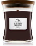 Woodwick Black Cherry vonná svíčka s dřevěným knotem 275 g