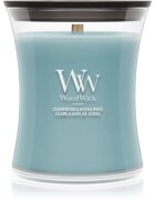 Woodwick Cedarwood & Ocean Moss vonná svíčka s dřevěným knotem 275 g